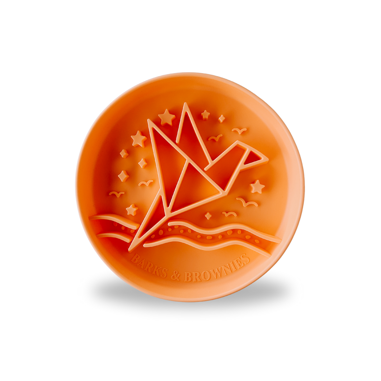 Signature Origami Slow Feeder Orange