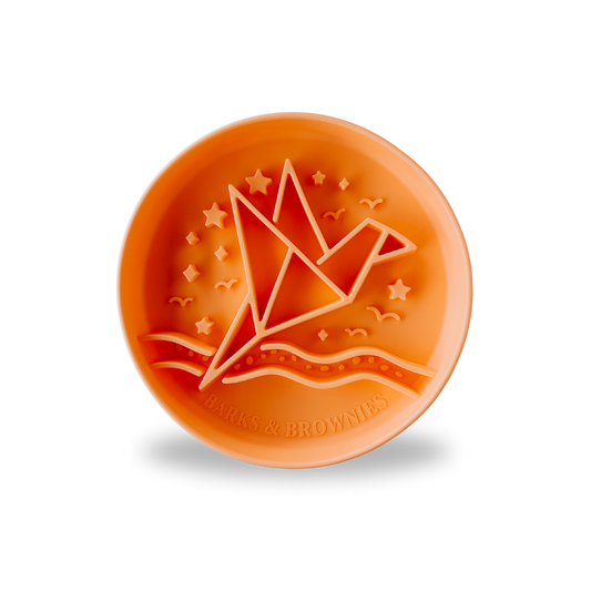 Signature Origami Slow Feeder Orange
